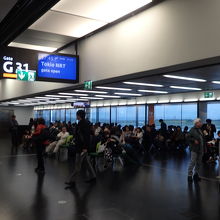 ウィーンではいちばん端っこのゲートから飛ぶことが多いです