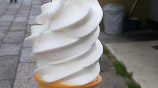 ソフトクリームの販売もしています