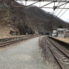 折り返し地点：旧熊ノ平駅