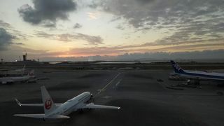 国際線ターミナルはとても小さい