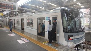 越谷から北千住まで乗車した