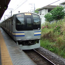横須賀線の電車