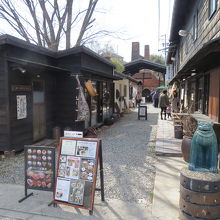 散歩道の入り口