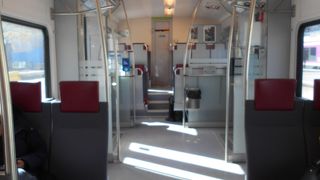 綺麗で快適な電車でした