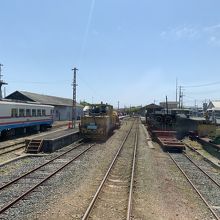 那珂湊駅に止まっている色々な車両