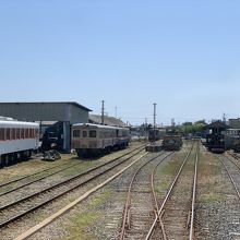 レトロな車両が見られました。