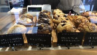 種類豊富でインパクトのあるマフィン専門店