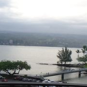 ヒロ・ハワイアン・ホテルの目の前にある島