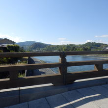 宇治橋から見た宇治川