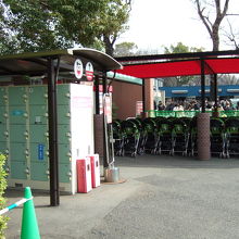 ベビーカーレンタルは５００円です