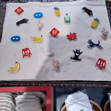 安全ピンつきワッペン