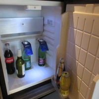冷蔵庫のドリンク（ノンアルコール）はフリー