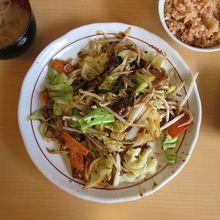野菜炒め定食