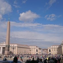 サンピエトロ寺院から眺めたサンピエトロ広場