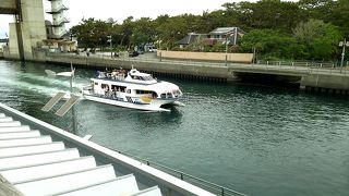 津波の際の水門