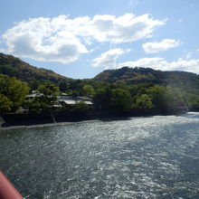 朝霧橋から見た宇治川