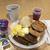 朝ごはんも満足