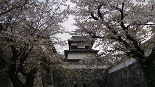 こじんまりとした城跡