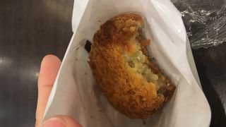 コロッケを食べました