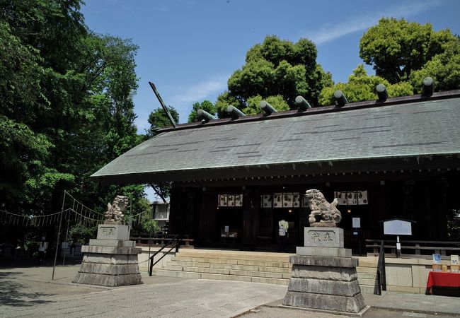 緑豊かな神社