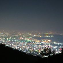 神戸市を見下ろす夜景