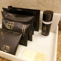 アメニティ類は最小限。歯ブラシやトリートメントは持参が必要