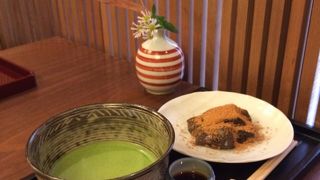 和菓子とお抹茶