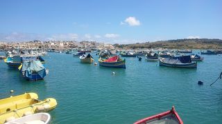 ルッツを眺めながらシーフードを