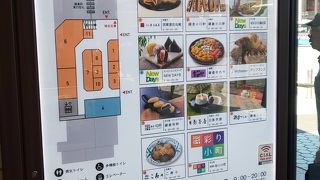 東口にあるショッピングセンター