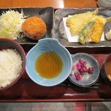 オーダーした選べるランチ