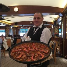 ショートパスタのパエリア