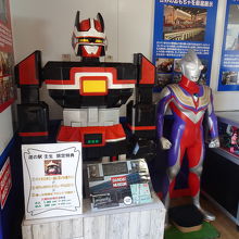 休憩所内。バンダイミュージアムの割日券あり