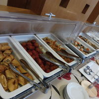 朝食　ハーフバイキング