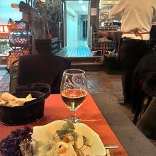 ワインも充実。