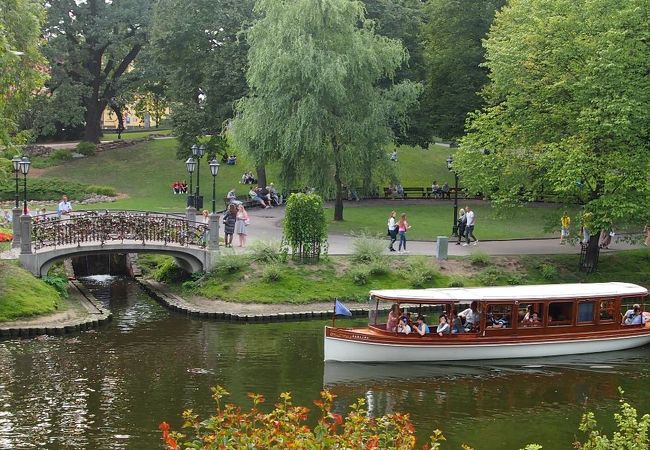 Bastejkalna parkからの遊覧船を使った観光