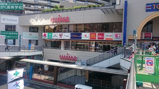 駅前のスーパー