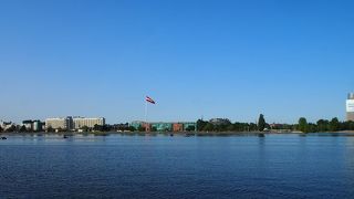 リガ湾に注ぐバルト三国エリアの大河