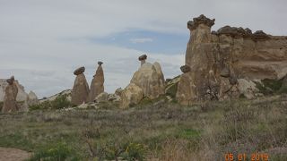 しめじ岩を見たければ。