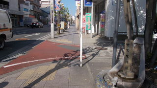 旧東海道です。