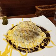 ローストビーフ丼＋カレー