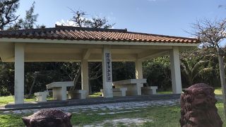 ふる里海浜公園前から望む海は絶景ポイントです