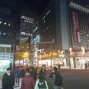 札幌駅前の大型デパート