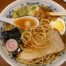 中華そばです　あっさりしてますが飽きません