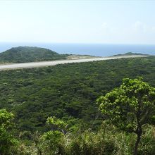 慶良間空港の滑走路