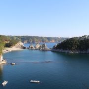 浄土ヶ浜の景色が一望、ここの展望台が唯一行くべき展望台です。