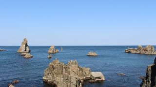 想像以上にすばらしい景観の海岸でした