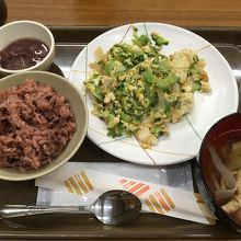 ゴーヤチャンプル定食￥800