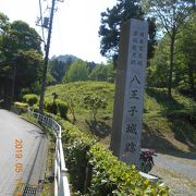 広い御主殿跡に残る当時の建物跡が素晴らしい