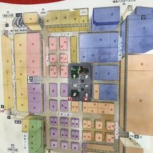 博多駅マイング横丁案内図