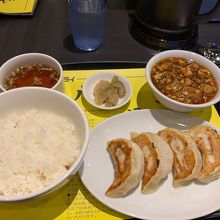 麻婆豆腐とスープは美味しかった！
